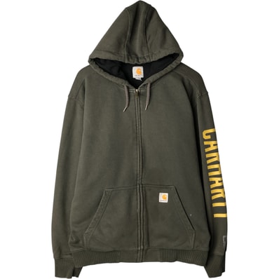 古着 カーハート Carhartt スウェットフルジップパーカー メンズL相当/eaa596688