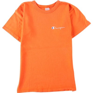 古着 80年代 チャンピオン Champion トリコタグ ワンポイントロゴTシャツ USA製 レディースS相当/eaa635831