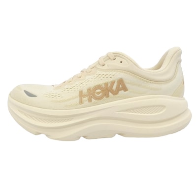 HOKA ONE ONE ホカ オネオネ 1162012 VCH Women's Bondi 9 Vanilla Birch ウィメンズ ボンダイ9 バニラ バーチ ランニングシューズ ローカットスニーカー 23.5cm【新古品】【未使用】【中古】