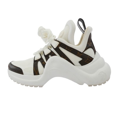 LOUIS VUITTON ルイ・ヴィトン スニーカー LV モノグラム アークライト スニーカー ホワイト系 36【中古】