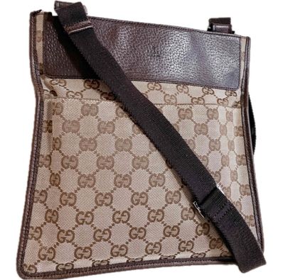 GUCCI グッチ GG レザー ポシェット サコッシュ ショルダーバッグ