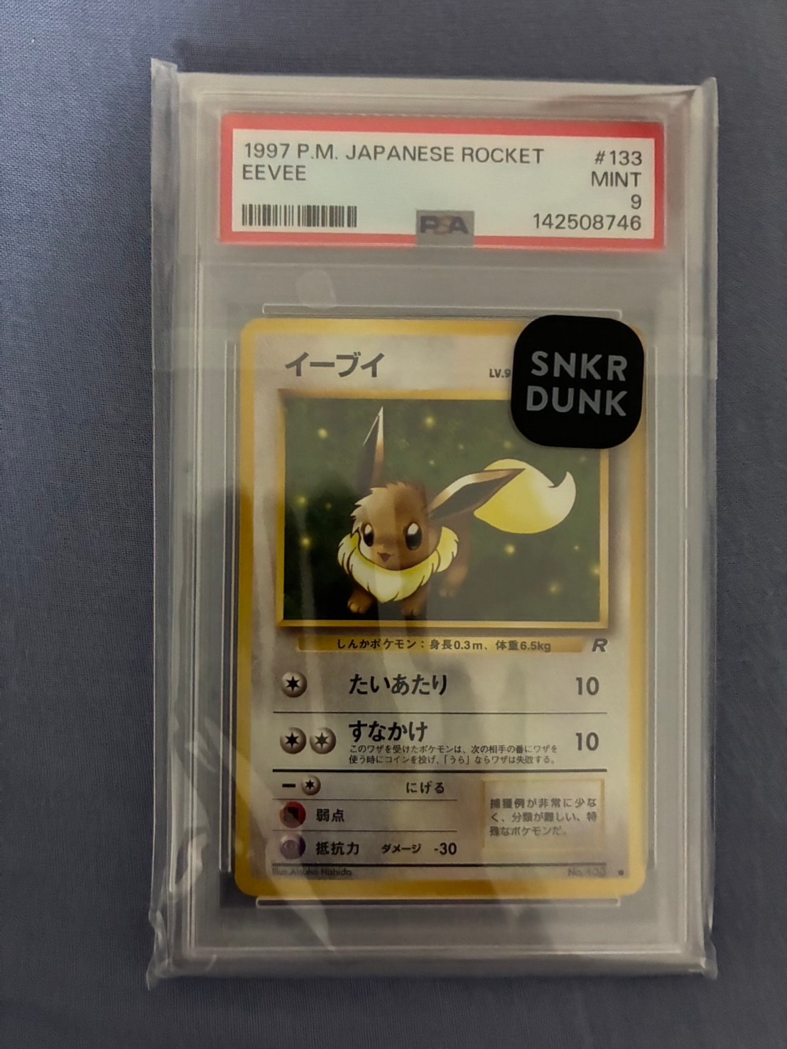 イーブイ ● : 旧裏 [PMCG4 No.133](拡張パック「ロケット団」)