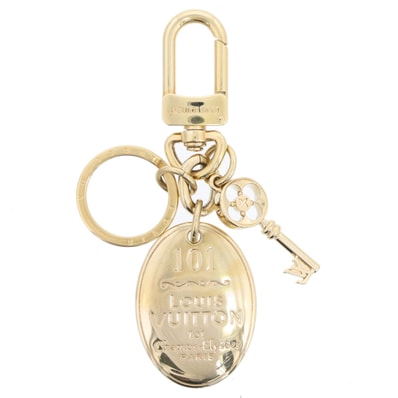 LOUIS VUITTON ルイ・ヴィトン ポルトクレ メゾン チャーム M65086 ゴールド レディース【中古】