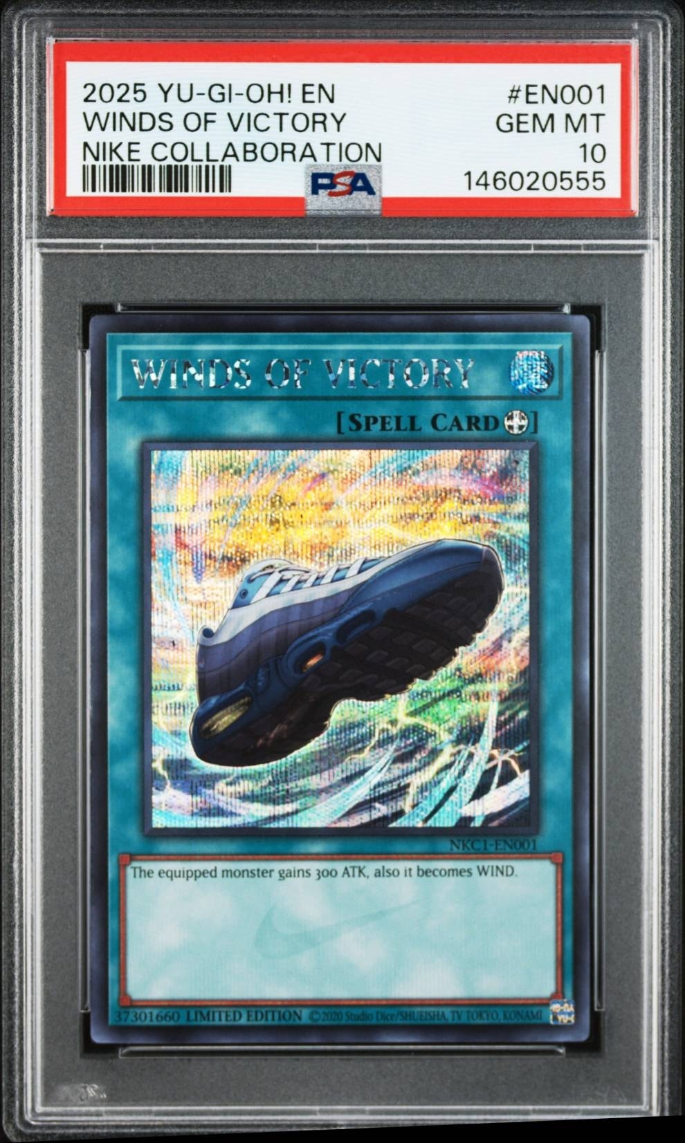 Winds of Victory 限定版　遊戯王　nike PSA10】WINDS OF VICTORY SE [NKC1-EN001](遊戯王 x ナイキ エアー