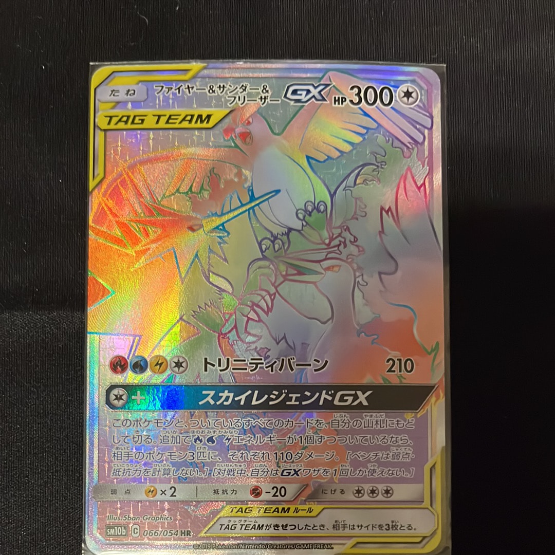 ファイヤー&サンダー&フリーザーGX HR[SM10b 066/054](強化拡張パック