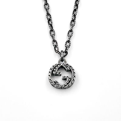 GUCCI Interlocking G Pendant Necklace