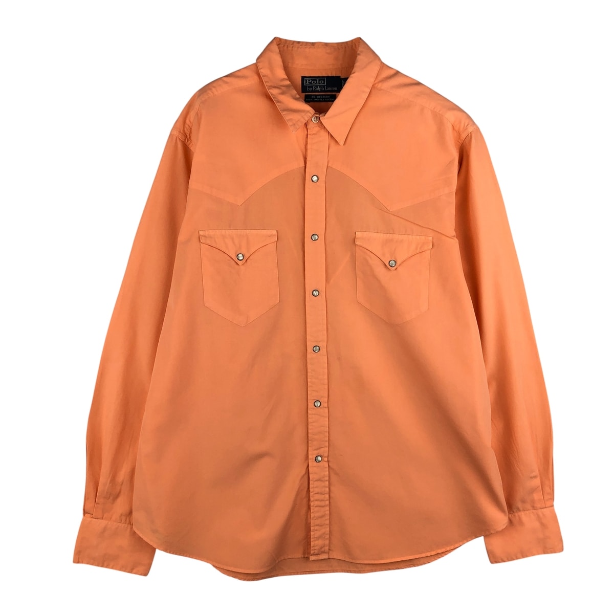 古着 ラルフローレン Ralph Lauren POLO by Ralph Lauren RL WESTERN 長袖 ウエスタンシャツ メンズXL相当/eaa459526