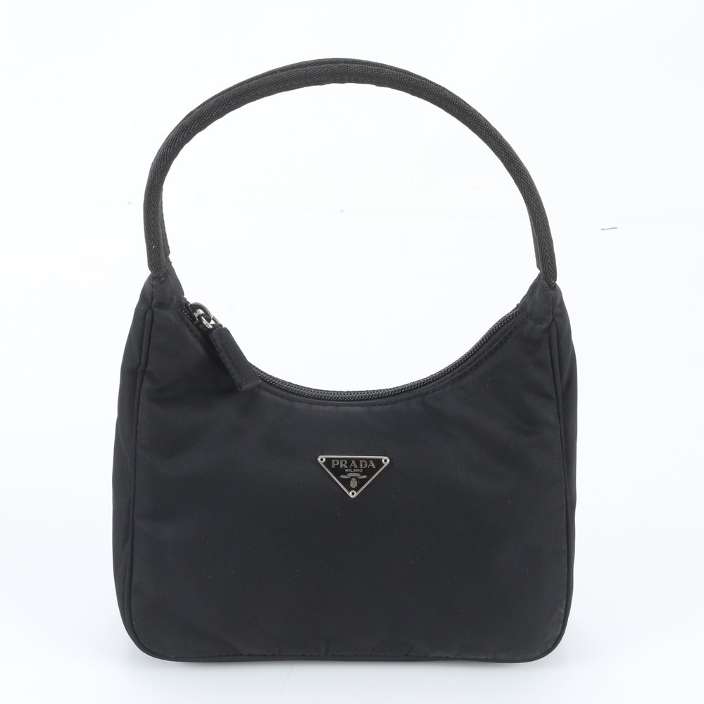 ■美品 プラダ テスート ナイロントライアングルロゴハンドバッグ