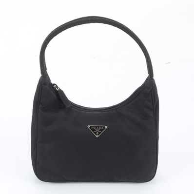 ■美品 プラダ テスート ナイロントライアングルロゴハンドバッグ