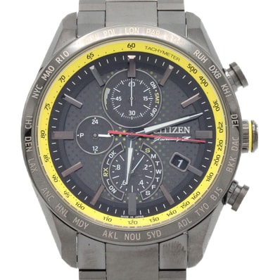 シチズン アテッサ・日産フェアレディZ 電波時計 H804-T027679/AT8185-89E TI ソーラークォーツ