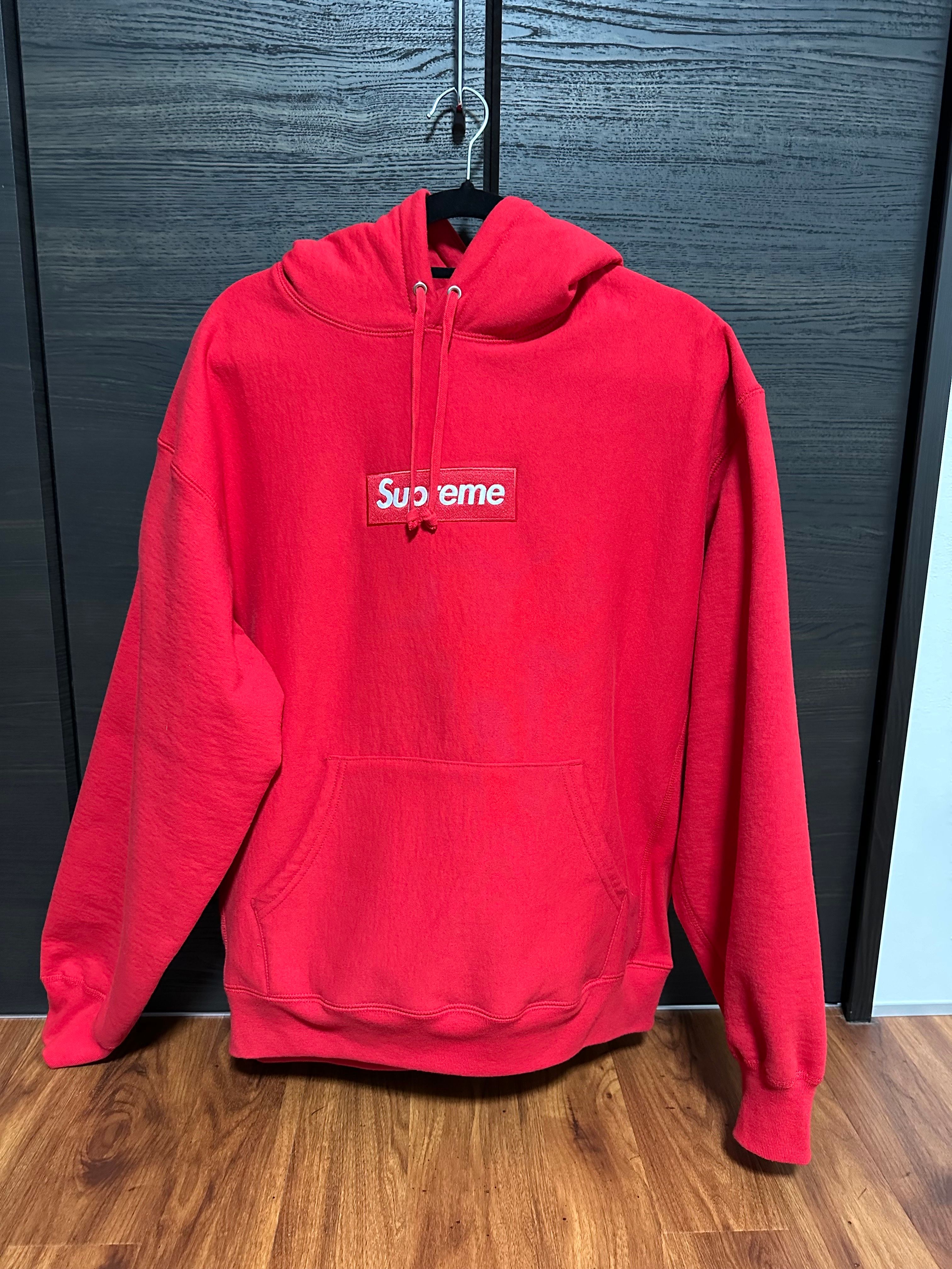 Supreme Box Logo Hooded Sweatshirt "Red" (23FW)