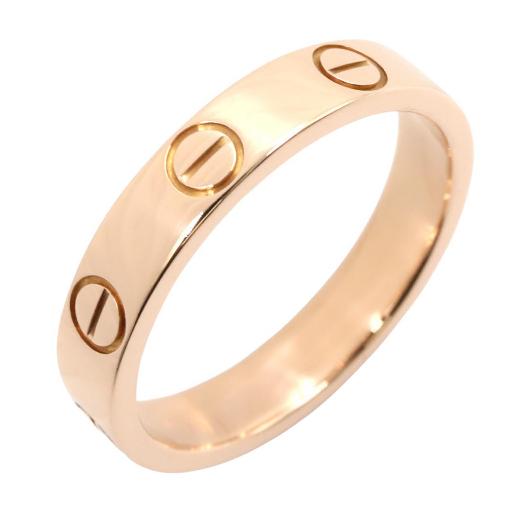 カルティエ CARTIER ミニラブリング リング・指輪 ジュエリー K18PG(ピンクゴールド) レディース ゴールド系 B4085200 【中古】
