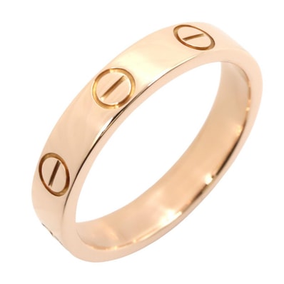 カルティエ CARTIER ミニラブリング リング・指輪 ジュエリー K18PG(ピンクゴールド) レディース ゴールド系 B4085200 【中古】