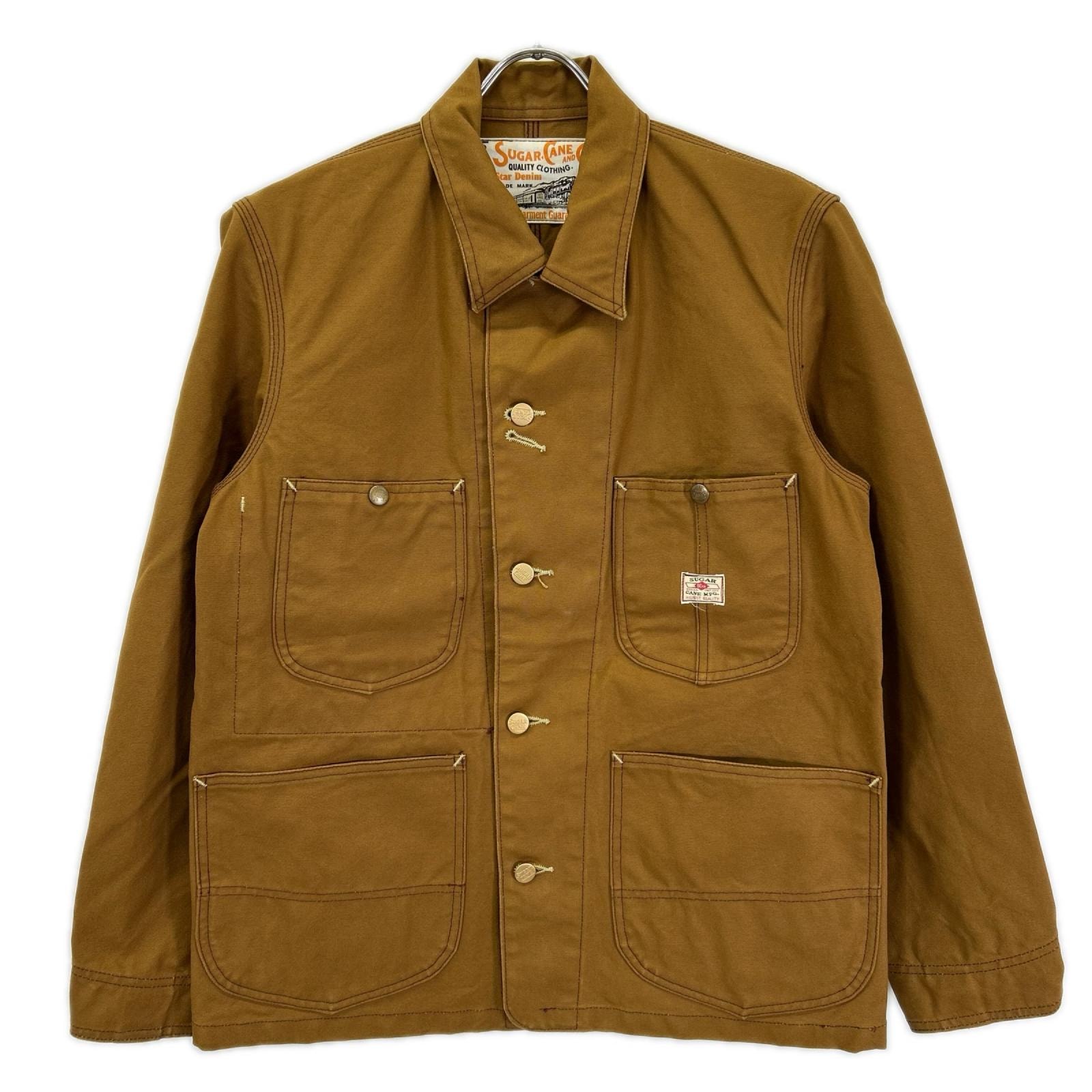 シュガーケーン SC14374 13oz BROWN DUCK WORK COAT/ブラウンダックワークコート