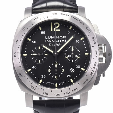 パネライ PANERAI PAM00250 ルミノール デイライト ブラック 自動巻き メンズ 良品 内箱付き 腕時計 J#148109