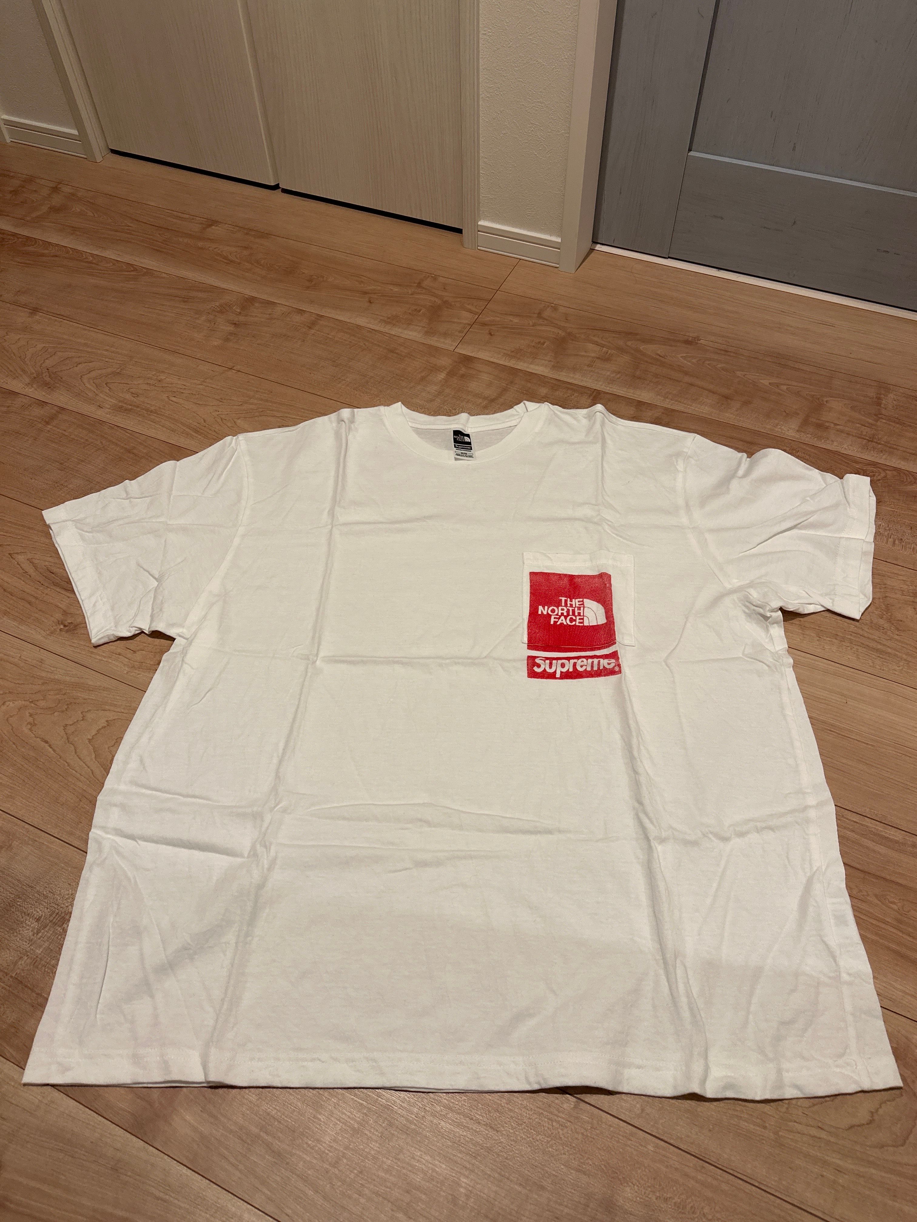 Supreme x The North Face Printed Pocket Tee "White"
