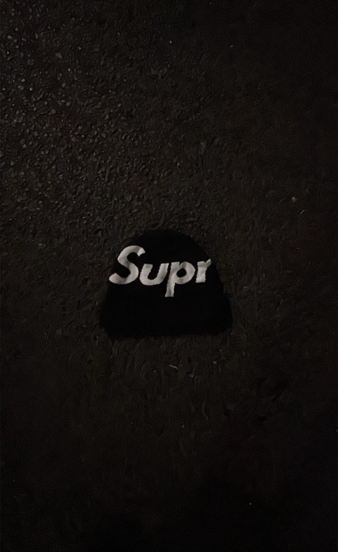 Supreme Big Logo Beanie "Black" (24FW)