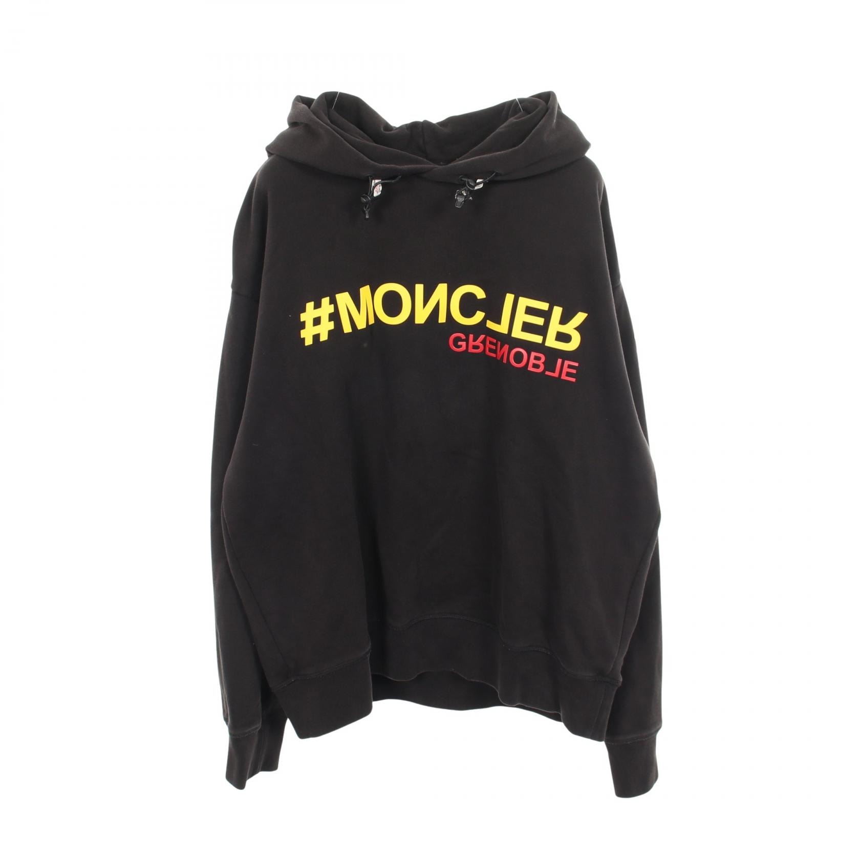 モンクレールグルノーブル MONCLER GRENOBLE MAGLIA CON CAPPUCCIO パーカー 衣料品 トップス コットン メンズ ブラック系 H20978G00025 【中古】