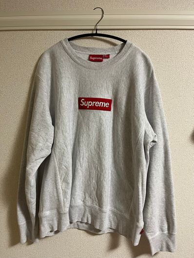 Supreme Box Logo Crewneck Sweatshirt "Ash Grey" (18FW)