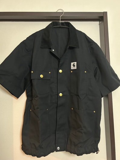 sacai x Carhartt WIP Duck Shirt "Black"