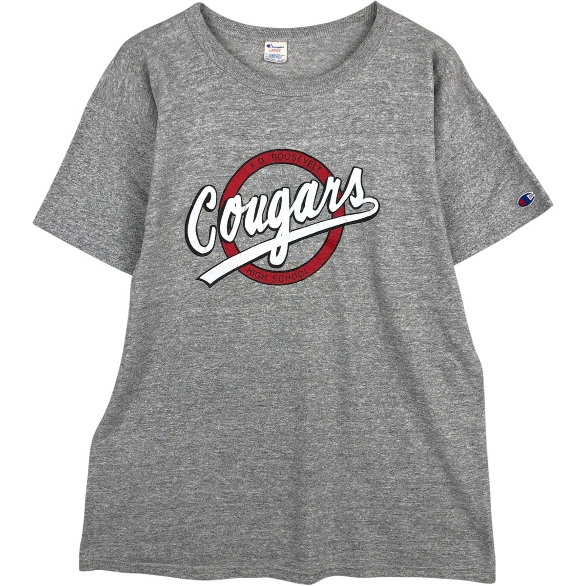 古着 80年代 チャンピオン Champion トリコタグ 88/12 ハチハチワンツーボディー 杢グレー 霜降り カレッジTシャツ USA製 メンズL相当 ヴィンテージ/eaa623129