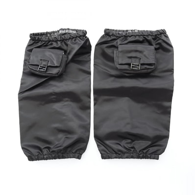 フェンディ FENDI レッグウォーマー アクセサリー ナイロン レディース ブラック系 【中古】