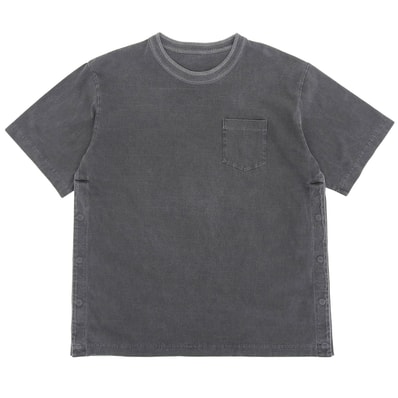 極美品 サカイ 半袖Tシャツ チャコールグレー メンズ 1 24-03504