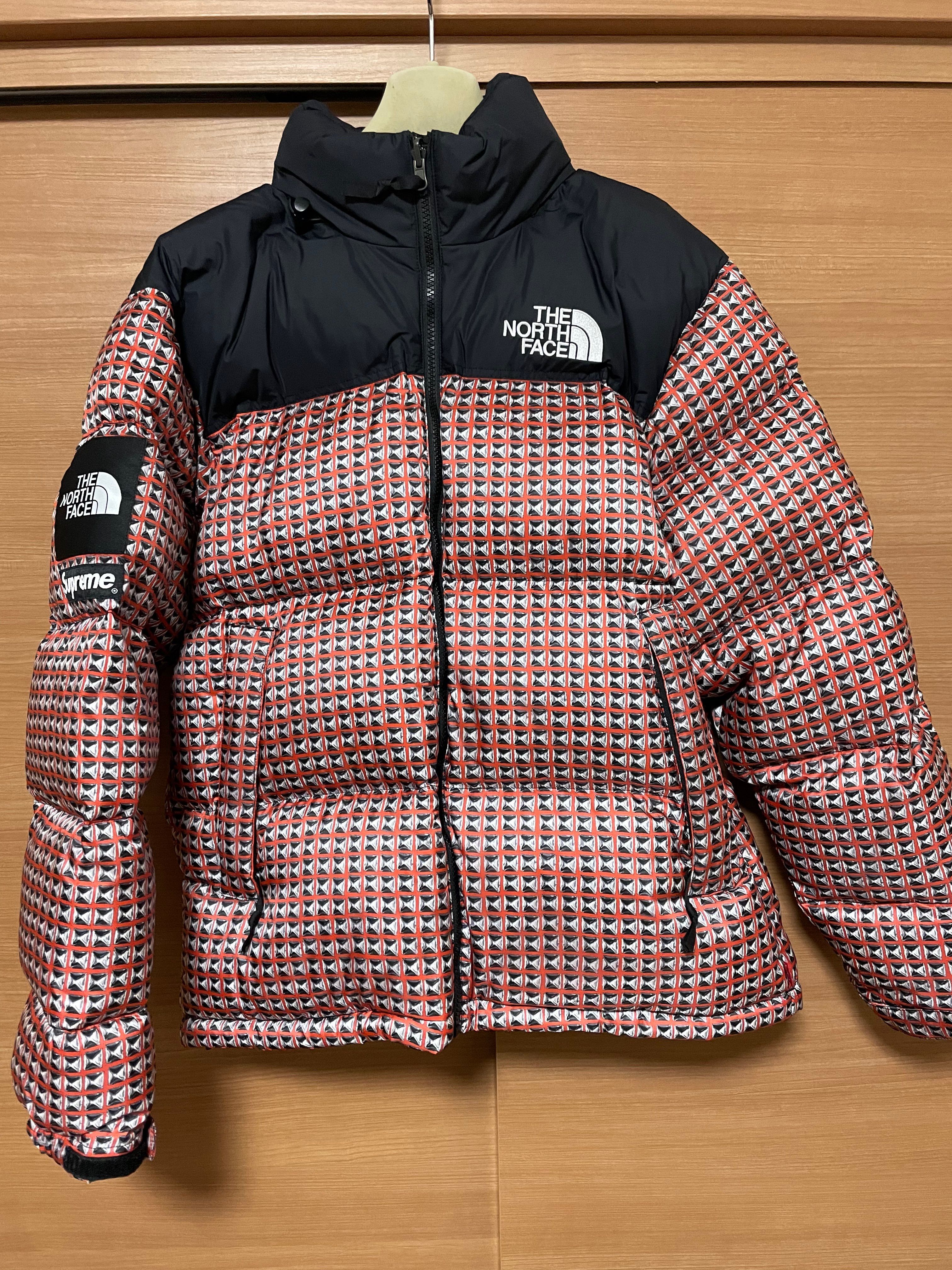 Supreme x The North Face Studded Nuptse Jacket "Red"