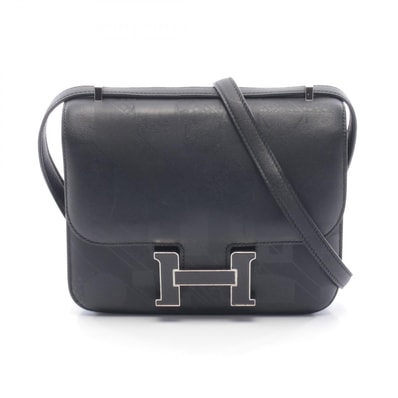 エルメス HERMES コンスタンス3 ミニ インプリメ ショルダーバッグ バッグ レザー ソンブレロ ソンブレロ A刻印(2017年製造) レディース ブラック系 【中古】