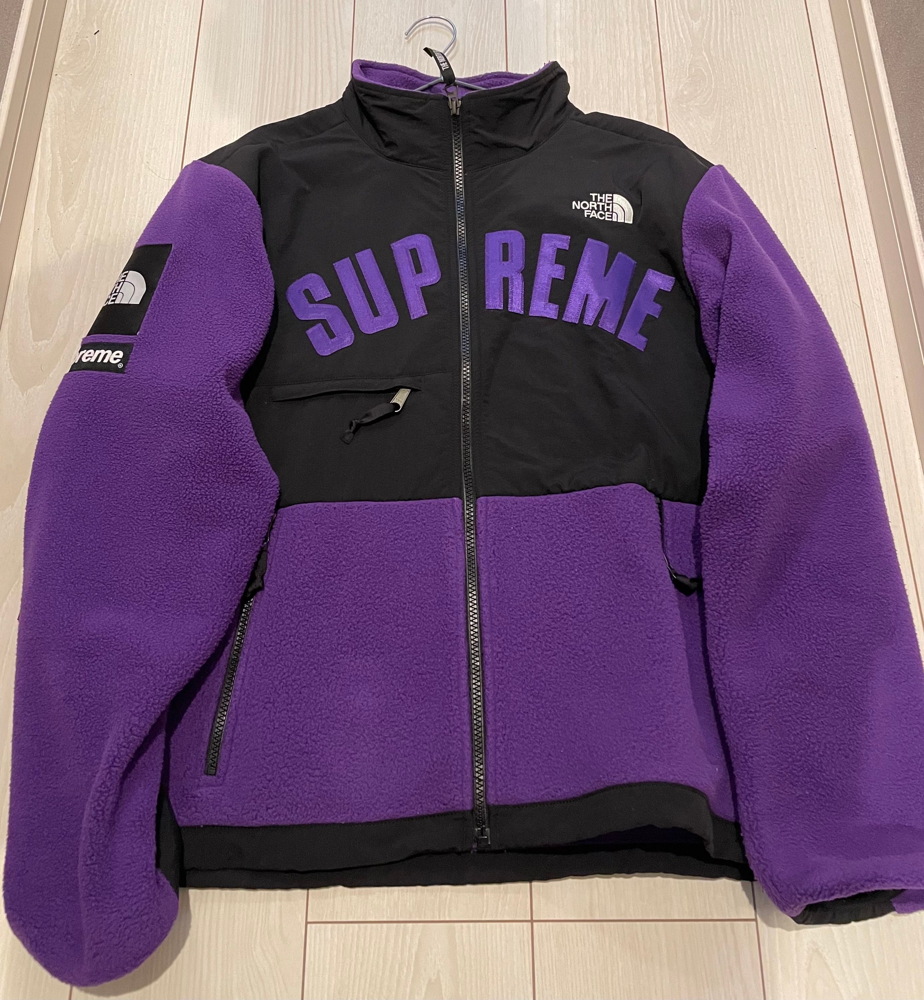 Supreme x The North Face Arc Logo Denali Fleece Jacket "Purple"
