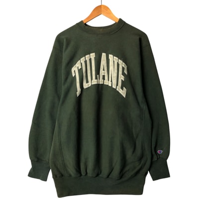 古着 90年代 チャンピオン Champion REVERSE WEAVE リバースウィーブ 刺繍タグ カレッジスウェットシャツ トレーナー USA製 メンズXXL相当 ヴィンテージ/eaa583219