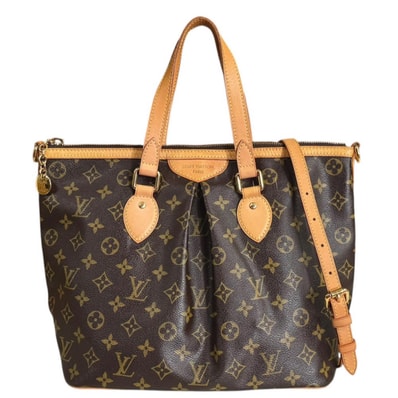 ルイヴィトン パレルモPM モノグラム ショルダーバッグ モノグラムキャンバス M40145 ブラウン レディース LOUIS VUITTON 中古