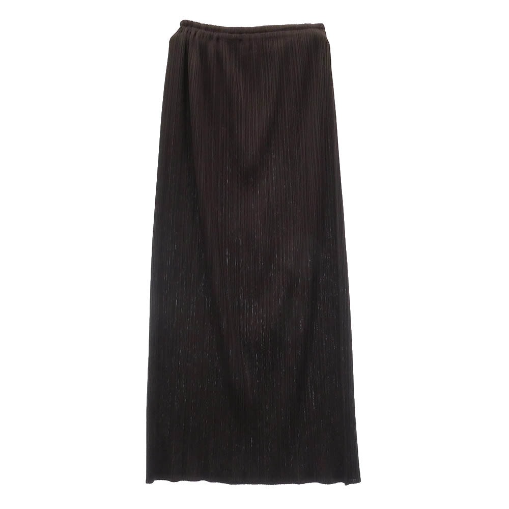PLEATS PLEASE プリーツプリーズ イッセイミヤケ PP53-JG213 プリーツ加工 スカート ブラウン系 3【美品】【中古】