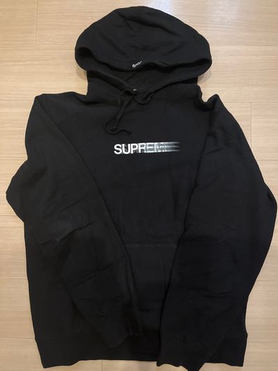 Supreme Motion Logo Hooded Sweatshirt "Black" (20SS)