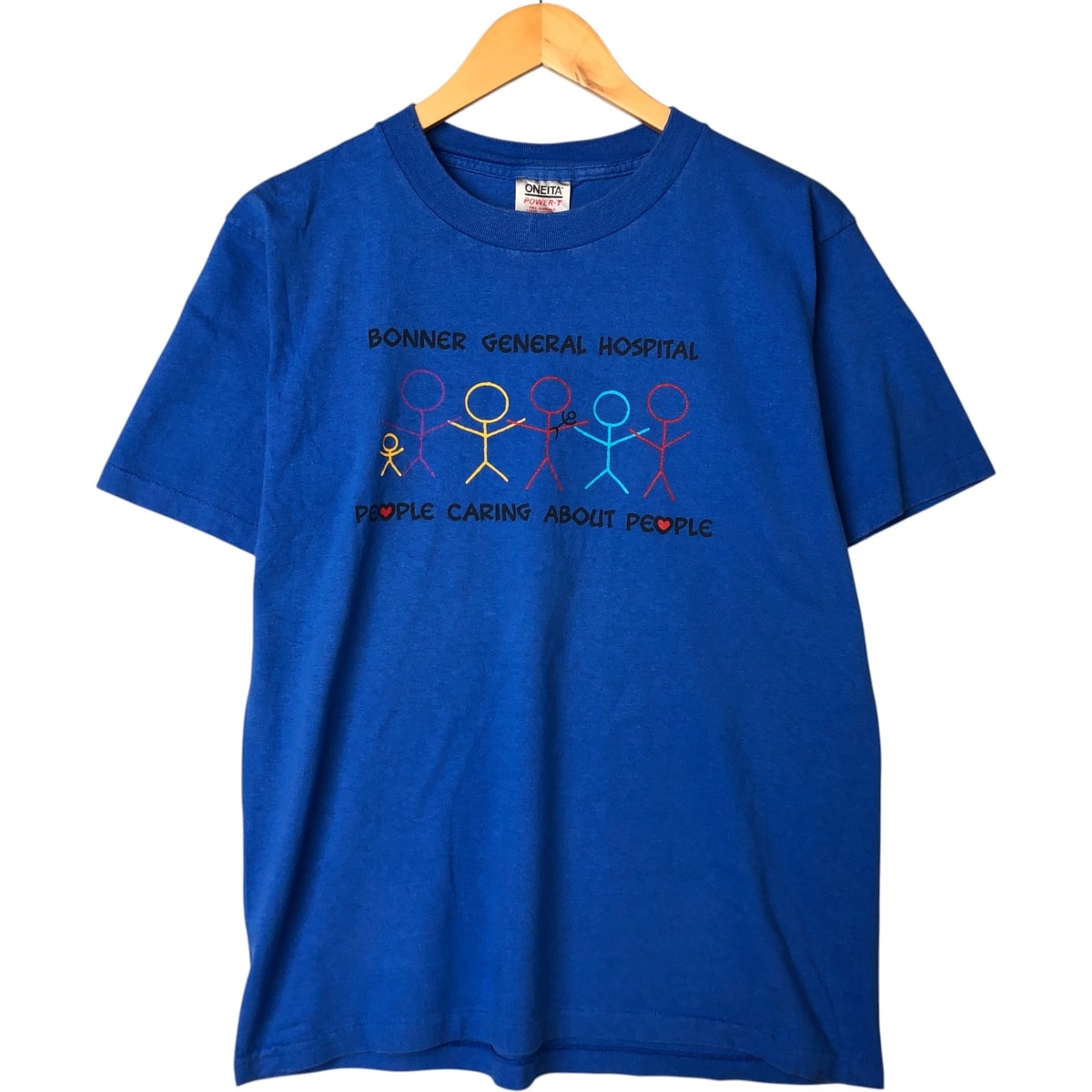 古着 90年代 オニータ ONEITA POWER-T メッセージプリントTシャツ USA製 メンズL相当 ヴィンテージ/eaa583202