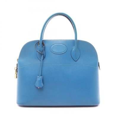 エルメス HERMES ボリード35 ハンドバッグ バッグ クシュベル クシュベル □C刻印(1999年製造) レディース ブルー系 【中古】