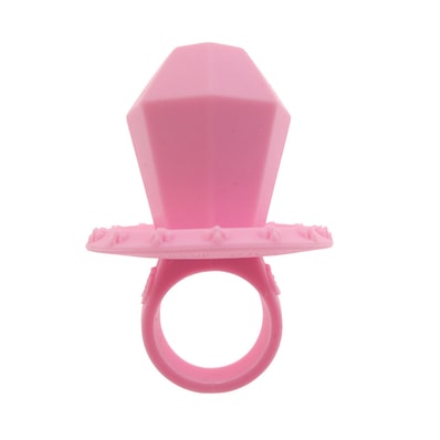 CHROME HEARTS クロムハーツ(原本無) リング RING POP-SLCN シリコンラバー ポップ リング ピンク系【美品】【中古】