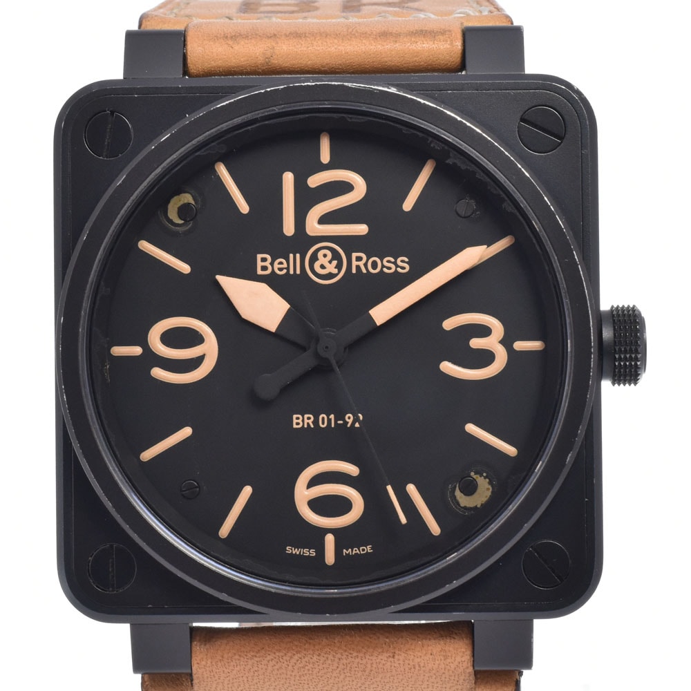 ベル&ロス Bell&Ross BR01-92-SH-01776 ヘリテージ ブラック 自動巻き メンズ 腕時計 R#149334