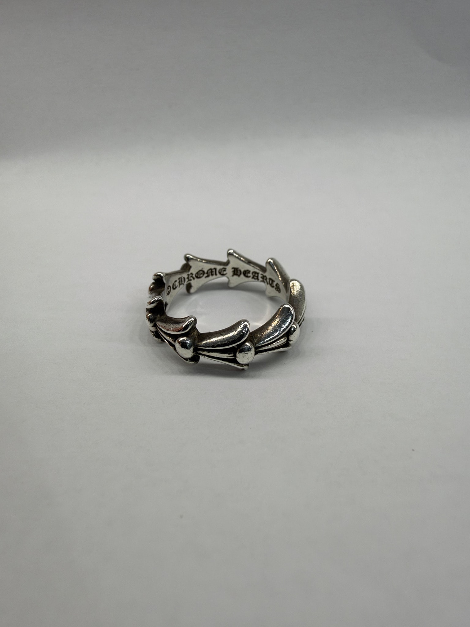 Chrome Hearts Cross Tail Ring "Silver"