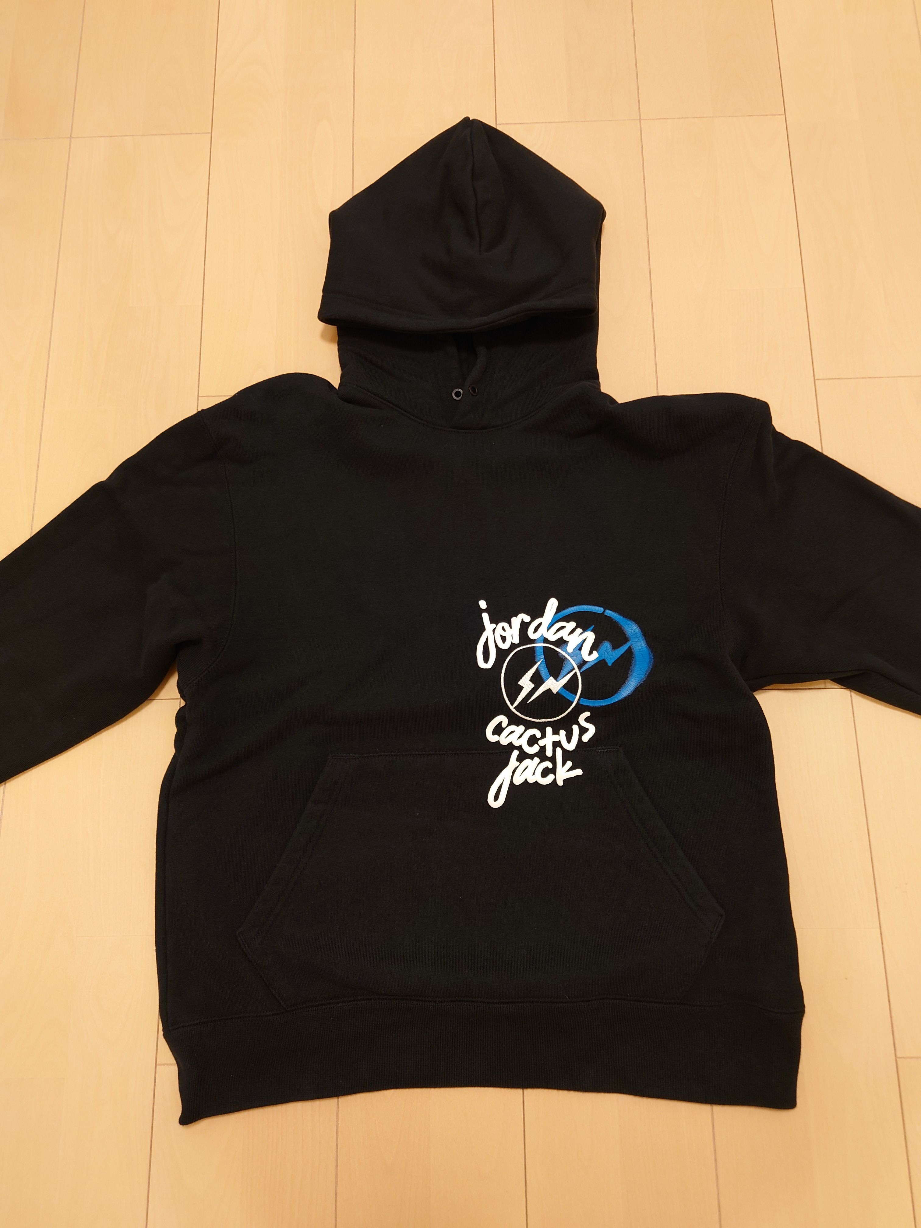 Air Jordan Travis Scott Fragment Hoodie "Black"