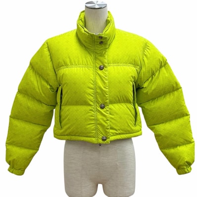 Chrome Hearts Cropped CH Plus Stiff Down Jacket "Yellow"