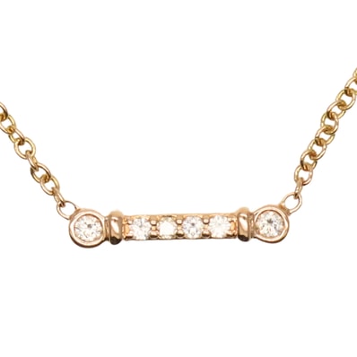 【中古】 ティファニー ネックレス フルール ド リス ステム K18PG 約1.8g ピンクゴールド 6PD ジュエリー レディース 女性 TIFFANY&Co.