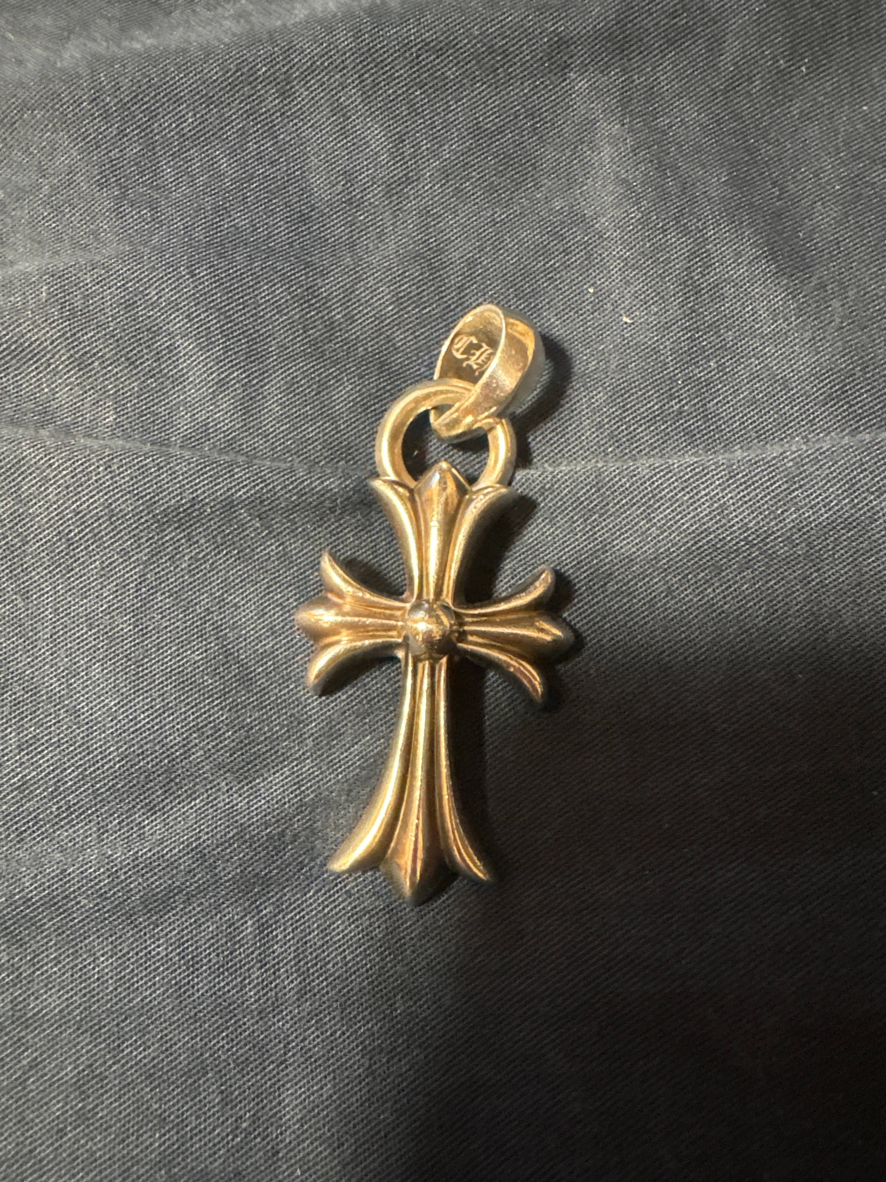 Chrome Hearts CH Cross Pendant Small / Plain Bail "Silver"