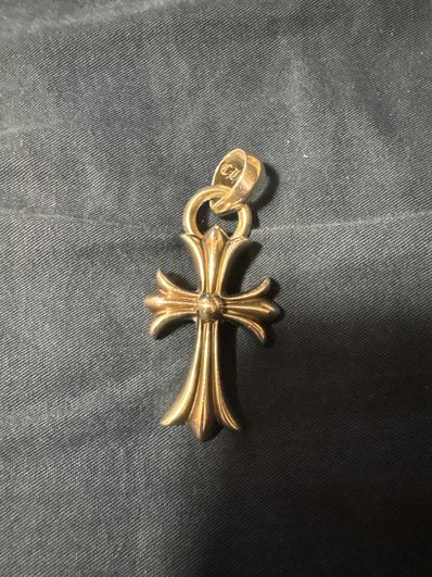 Chrome Hearts CH Cross Pendant Small / Plain Bail "Silver"