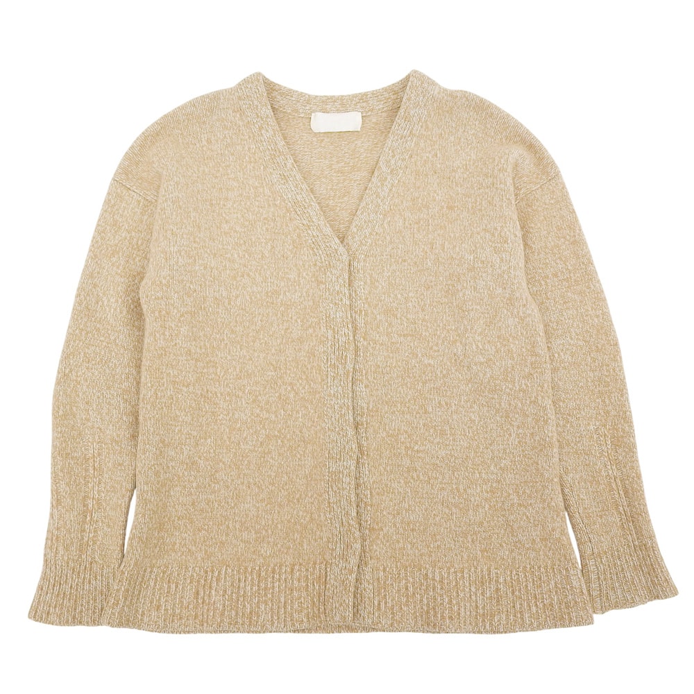 マメクロゴウチ ウールカシミヤ Brushed Knitted Cardigan カーディガン レディース ベージュ 1 MM21FW-KN033 1