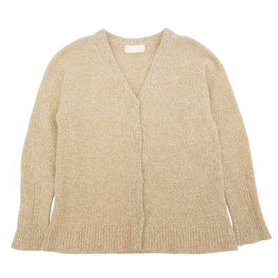 マメクロゴウチ ウールカシミヤ Brushed Knitted Cardigan カーディガン レディース ベージュ 1 MM21FW-KN033 1