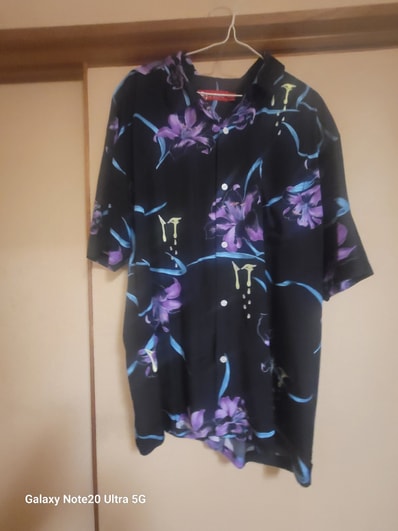 Supreme AOI Lilies S/S Shirt "Black"