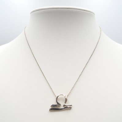 TIFFANY&Co.(ティファニー)パロマ・ピカソ ゾディアック てんびん座 ネックレス ペンダント シルバー SV925 レディース 【中古】