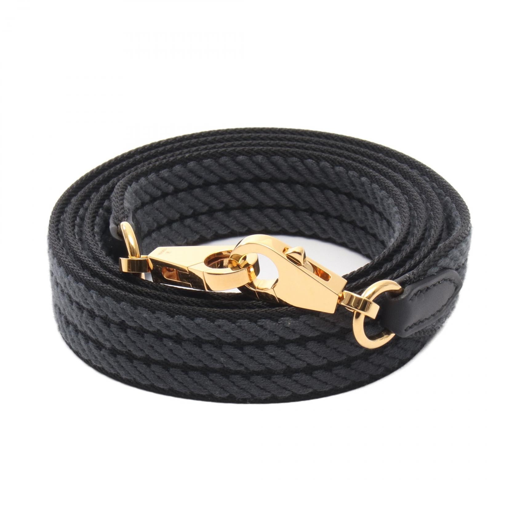 エルメス HERMES バンドリエール サングル コルダージュ ショルダーストラップ アクセサリー キャンバス ヴォースイフト ヴォースイフト W刻印(2024年製造) レディース グレー系 / ブラック系 【中古】