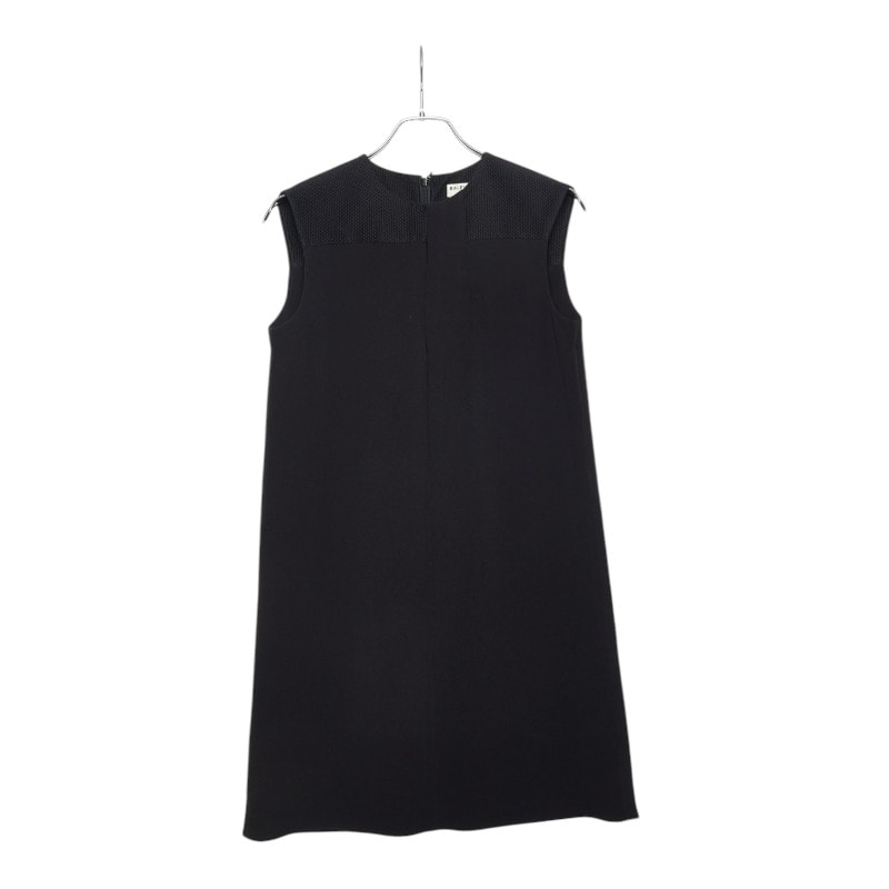 なな　バレンシアガ BALENCIAGA ノースリーブワンピース黒38 C (やや傷や汚れあり)】バレンシアガ ノースリーブ ワンピース サイズ